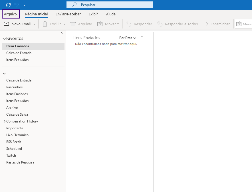 Configurar E-mails POP3 no Outlook - Base de Conhecimento - DacSolution